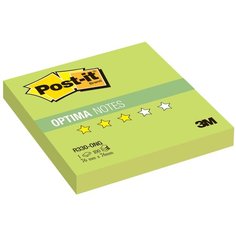 Post-it Блок-кубик Optima, 76x76 мм, 100 штук (R330) зеленый неоновый