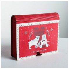 Коробка-книга «Полярные медведи», 23 × 16 × 7 см Дарите счастье