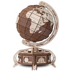 Конструктор деревянный 3D EWA Глобус Eco Wood Art