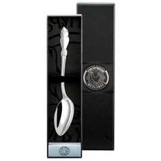 Ложка столовая Кольчугинский мельхиор "Серебряная роза" посеребренная