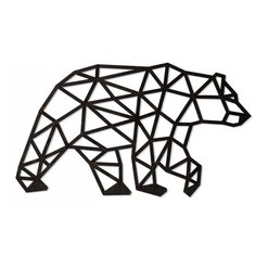 Деревянный интерьерный пазл EWA Медведь Eco Wood Art