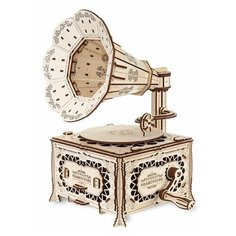 Конструктор деревянный 3D EWA "Граммофон" Eco Wood Art