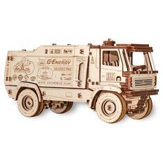 Конструктор деревянный 3D EWA МАЗ-5309RR 1:20 Eco Wood Art