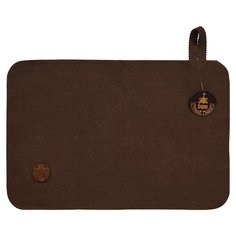 Коврик Банные штучки с деревянным логотипом Brown 41418