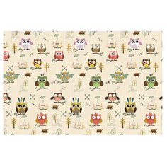 Развивающий коврик Mambobaby Soft Owl&Star Двухсторонний 190