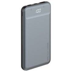Внешний аккумулятор Deppa Power Bank NRG Alum 10000mAh Black 33557