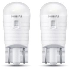 Лампа Philips Ultinon Pro3000 W5W 12V-6W (2 штуки) 11961U30CWB2