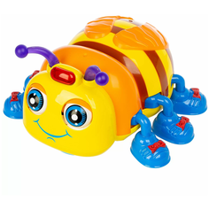 Развивающая игрушка Гратвест Жук, коробка, 16,5*15*10 см, цвет желто-оранжевый (Б54485-Б)