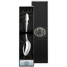 Ложка десертная "Серебряная роза" посеребренная + футляр 000000, -º, - Кольчугинский мельхиор