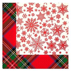 Салфетки бумажные Gratias Снежная шотландка 3-слойные 33cm 20шт 4095150