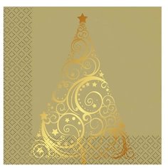 Салфетки бумажные Gratias Завитки 3-слойные 33cm 20шт 4088175