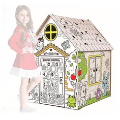 Домик раскраска из картона Zabiaka Мой домик»