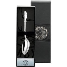 Ложка чайная "Серебряная роза" посеребренная + футляр Кольчугинский мельхиор