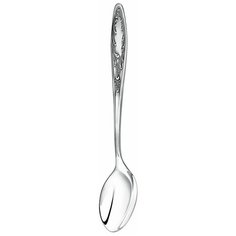 Ложка кофейная Пламя посереб. с черн. Кольчугинский мельхиор