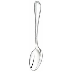 "Ложка чайная Кольчугинский мельхиор ""Капелька"" посеребренная"