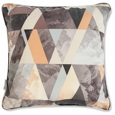 Подушка Дженни 45х45 см, серо-бежевый, Delicatex