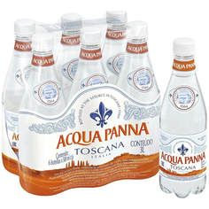 Вода минеральная Acqua Panna (Аква Панна) 6 шт по 0,5 л, пэт