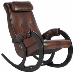 Кресло-качалка Блюз Экокожа, Crocodile, Венге AVK