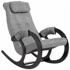 Кресло-качалка Блюз Экоткань, Grey, Венге AVK
