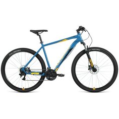 Велосипед 29" Forward Apache 29 3.2 disc AL бирюзовый/оранжевый 20-21 г рама 17"
