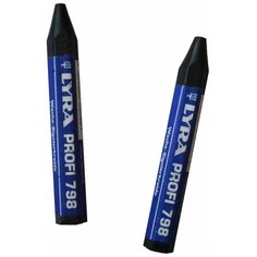 Мел восковой синий (2 шт.) Lyra