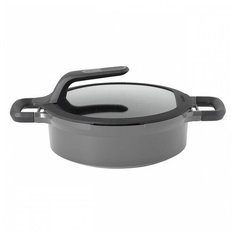 Сотейник BergHOFF с двумя ручками с крышкой 24см 3,3л Gem grey серый