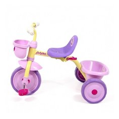 Велосипед Moby Kids 3кол. Primo складной розово-сиреневый Единорог