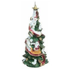 Свеча Snowmen Елка с лентой, 20*9 см, 170 г (Е50491)