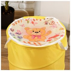 Корзина для игрушек ZABIAKA "Мишка", 35*35*45 см