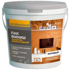 Лак Professional PL102 матовый полиакриловый бесцветный 1 кг