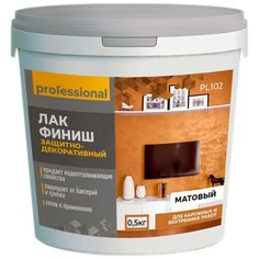 Лак Professional PL102 матовый полиакриловый бесцветный 0.5 кг