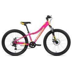 Велосипед 24 Forward Jade 24 2.0 disc AL 20-21 г, 12 Розовый/Золотой/RBKW1J347005