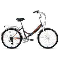 Велосипед 24" Forward Valenсia 24 2.0 20-21 г, 16/Темно-серый/Бежевый