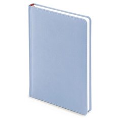 Ежедневник Альт Velvet недатированный, искусственная кожа, А5, 136 листов, голубой