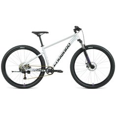Велосипед 29" Forward Sporting 29 XX disc серебристый/фиолетовый 9 скоростей рама 21" 20-21 г RBKW1M198024