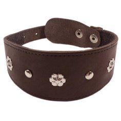 ZOOexpress Камбала однослойный, длина ошейника 30 см коричневый