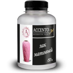 Лак AccentO акриловый матовый Art 150 г прозрачный