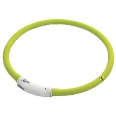 Ошейник Triol Night City шнурок S 11271021/11271023, длина ошейника 50 см салатовый