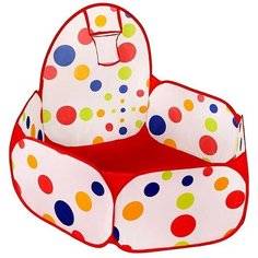 Манеж Наша игрушка Игровой 120см х 120см х 75см белый