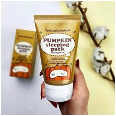 Маска ночная энзимная с тыквой и керамидами Too Cool For School Pumpkin Sleeping Pack 100 мл