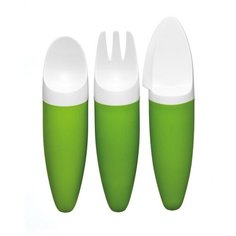 Набор столовых приборов Fabrikators Toddler зеленая