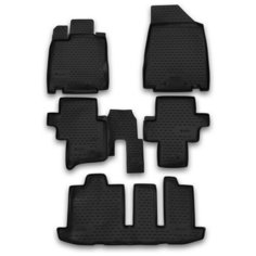 Коврики в салон NISSAN Pathfinder, 2014-> 5 шт. (полиуретан) Element