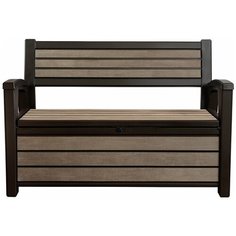 Скамья - сундук "Hudson Storage Bench" 227л (коричневый) Keter
