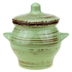 Горшок для жаркого №6 Борисовская керамика "Легкий бриз мята" 650 мл