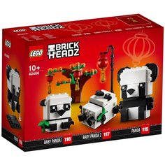 Конструктор LEGO BrickHeadz 40466 Панды на китайский Новый год