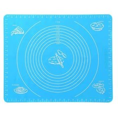 Коврик силиконовый для выпечки , 70х70 см (голубой) Casalinghi