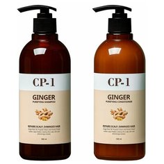 Набор CP-1 с имбирём Ginger Purifying - шампунь и кондиционер, 500 Мл Esthetic House