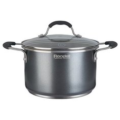 Кастрюля Rondell Stern, 3.9 л, мокрый асфальт