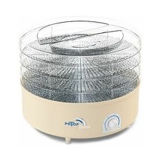 Сушилка Ротор Дива СШ-007 (3 поддона, прозрачный) бежевый