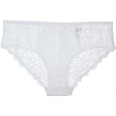 Innamore Трусы Слипы высокой посадки с кружевными вставками Clusia, размер 4(46), bianco